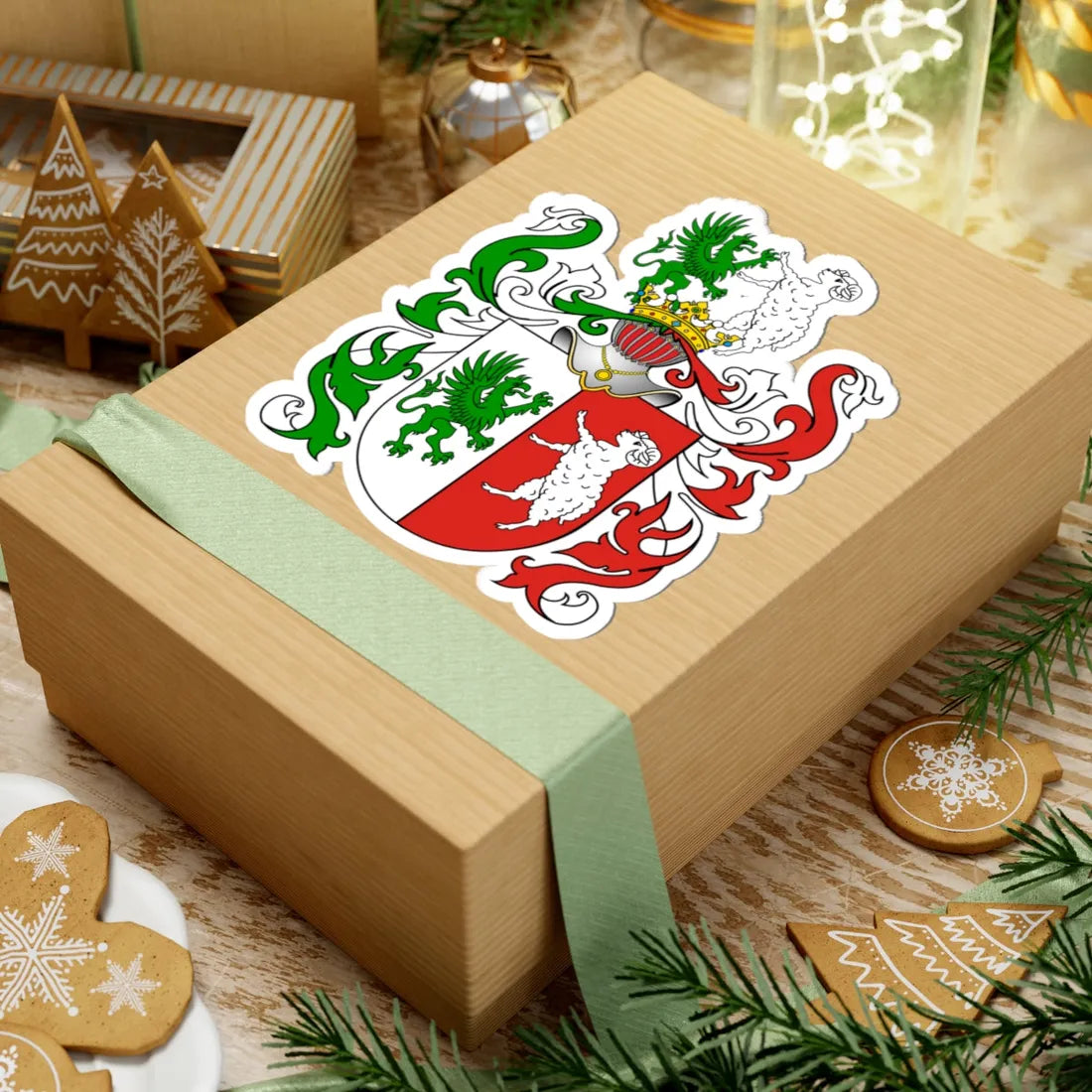 POL COA Behem (Poland) (Coat of Arms) STICKER Vinyl Kiss-Cut Decal - The Sticker Space