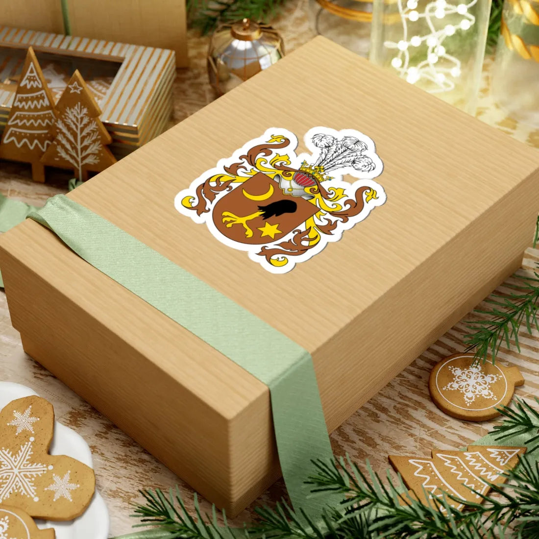 POL COA Bekesz (Poland) (Coat of Arms) STICKER Vinyl Kiss-Cut Decal - The Sticker Space