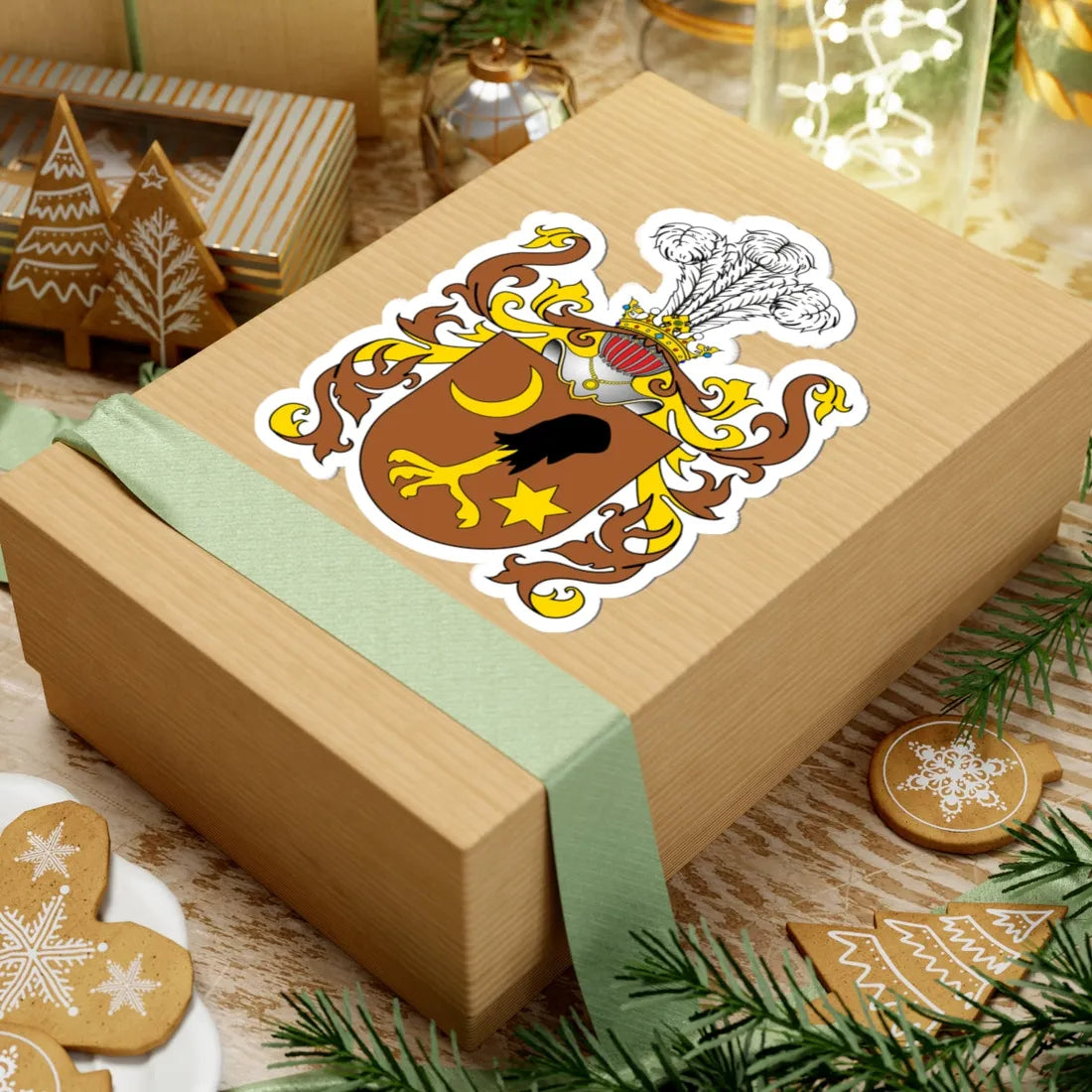 POL COA Bekesz (Poland) (Coat of Arms) STICKER Vinyl Kiss-Cut Decal - The Sticker Space