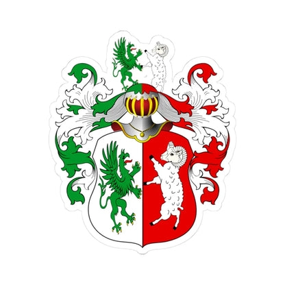 POL COA Bem (Poland) (Coat of Arms) STICKER Vinyl Kiss-Cut Decal 3 Inch White - The Sticker Space