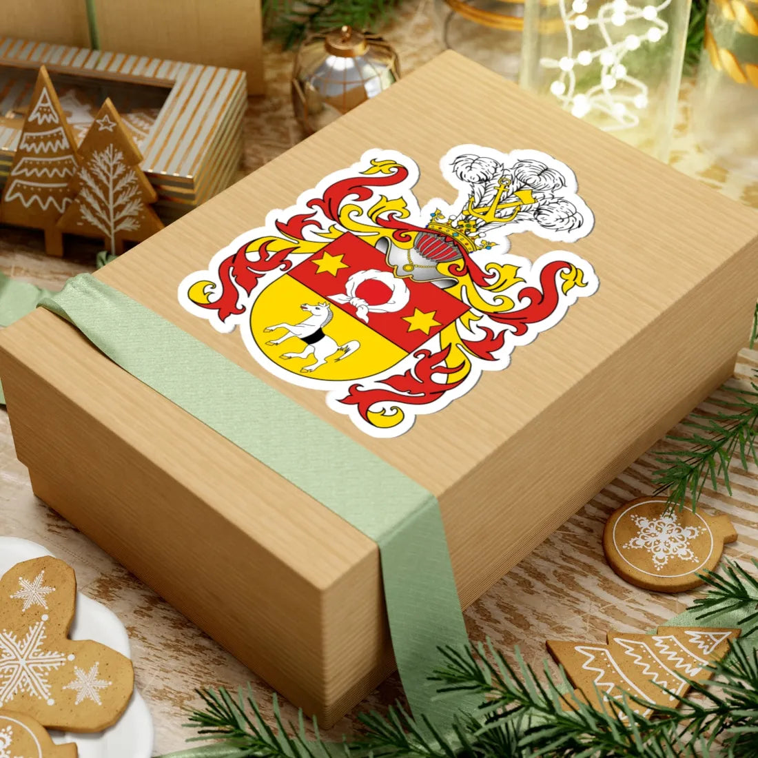 POL COA Bersin (Poland) (Coat of Arms) STICKER Vinyl Kiss-Cut Decal - The Sticker Space