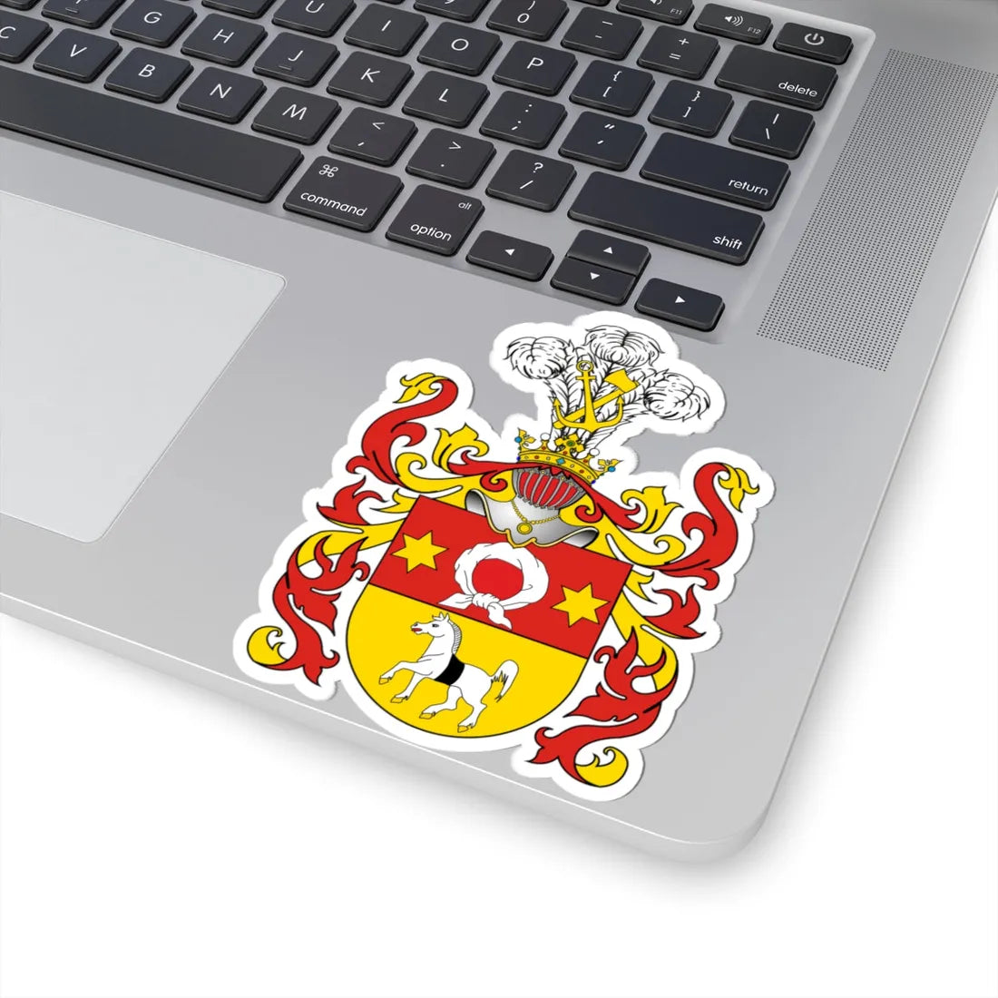 POL COA Bersin (Poland) (Coat of Arms) STICKER Vinyl Kiss-Cut Decal - The Sticker Space