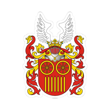 POL COA Berszten II (Poland) (Coat of Arms) STICKER Vinyl Kiss-Cut Decal 3 Inch White - The Sticker Space