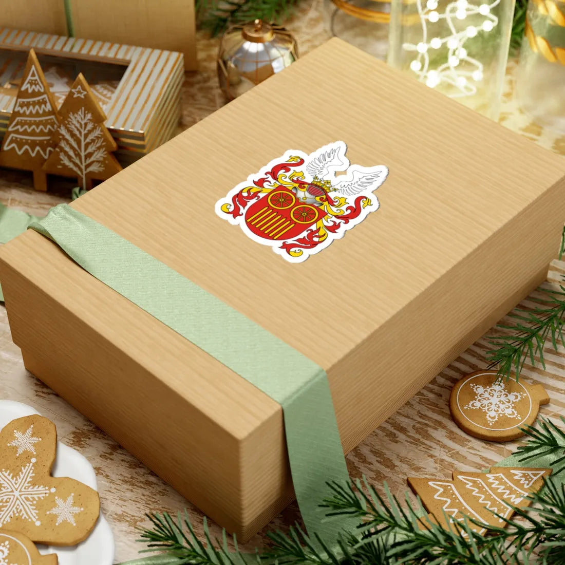 POL COA Berszten II (Poland) (Coat of Arms) STICKER Vinyl Kiss-Cut Decal - The Sticker Space