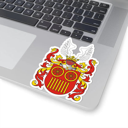 POL COA Berszten II (Poland) (Coat of Arms) STICKER Vinyl Kiss-Cut Decal - The Sticker Space