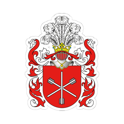 POL COA Bełty (Poland) (Coat of Arms) STICKER Vinyl Kiss-Cut Decal 6 Inch White - The Sticker Space