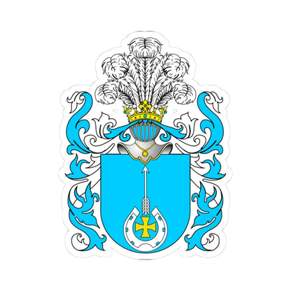 POL COA Białynia (Poland) (Coat of Arms) STICKER Vinyl Kiss-Cut Decal 3 Inch White - The Sticker Space