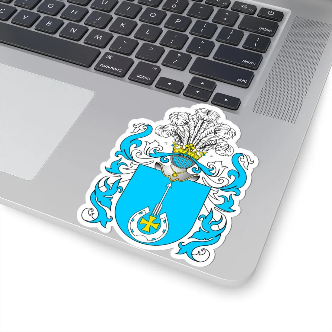 POL COA Białynia (Poland) (Coat of Arms) STICKER Vinyl Kiss-Cut Decal - The Sticker Space