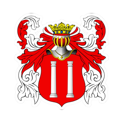 POL COA Bielak (Poland) (Coat of Arms) STICKER Vinyl Kiss-Cut Decal 2 Inch White - The Sticker Space