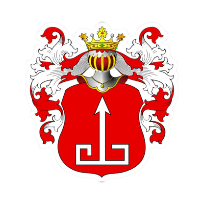 POL COA Bienicki (Poland) (Coat of Arms) STICKER Vinyl Kiss-Cut Decal 2 Inch White - The Sticker Space