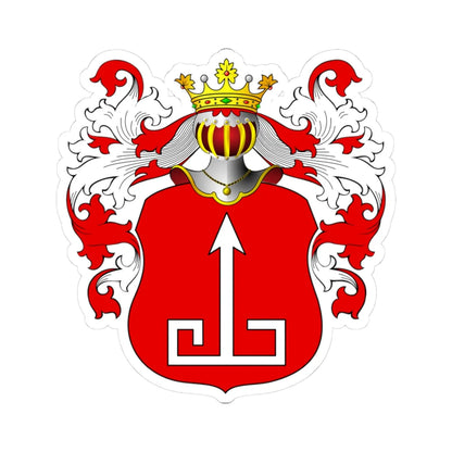 POL COA Bienicki (Poland) (Coat of Arms) STICKER Vinyl Kiss-Cut Decal 3 Inch White - The Sticker Space