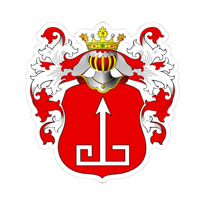 POL COA Bienicki (Poland) (Coat of Arms) STICKER Vinyl Kiss-Cut Decal 4 Inch White - The Sticker Space