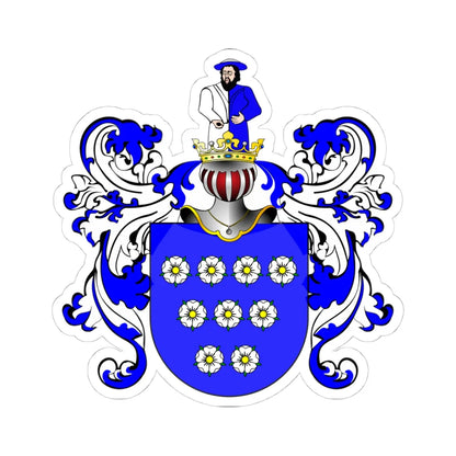 POL COA Blum (Poland) (Coat of Arms) STICKER Vinyl Kiss-Cut Decal 4 Inch White - The Sticker Space