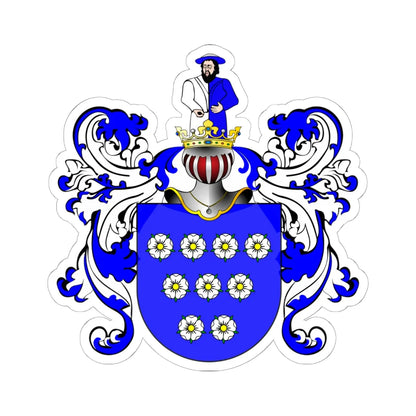 POL COA Blum (Poland) (Coat of Arms) STICKER Vinyl Kiss-Cut Decal 6 Inch White - The Sticker Space