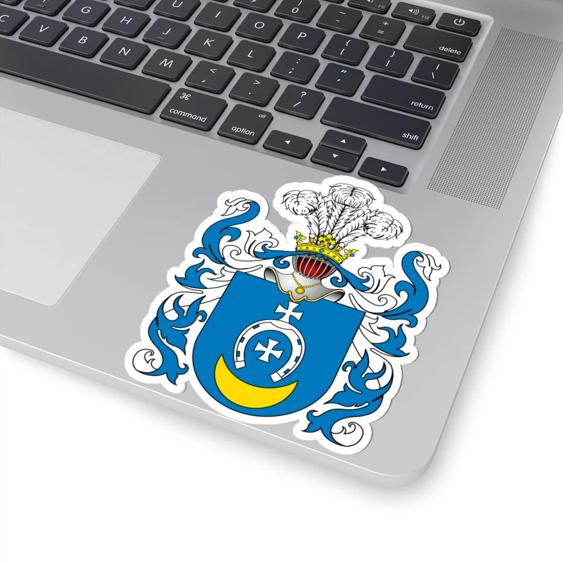 POL COA Bożawola (Poland) (Coat of Arms) STICKER Vinyl Kiss-Cut Decal - The Sticker Space