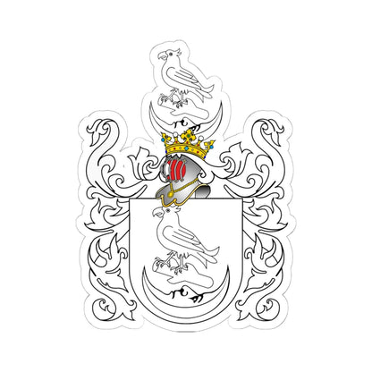 POL COA Bochen I odmienny (Poland) (Coat of Arms) STICKER Vinyl Kiss-Cut Decal 6 Inch White - The Sticker Space