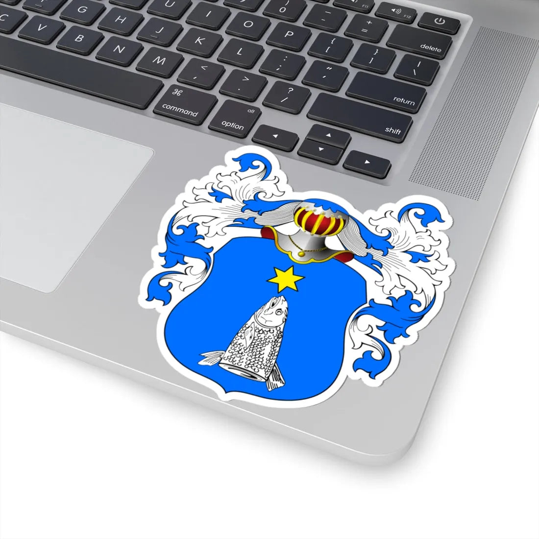 POL COA Bochen II (Poland) (Coat of Arms) STICKER Vinyl Kiss-Cut Decal - The Sticker Space