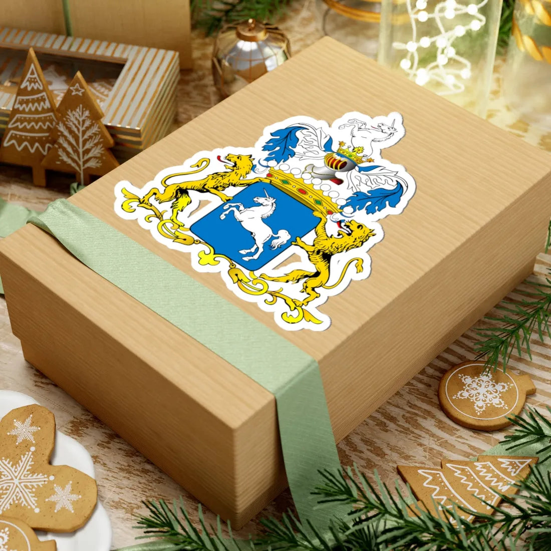 POL COA Bończa-Badeni (Poland) (Coat of Arms) STICKER Vinyl Kiss-Cut Decal - The Sticker Space