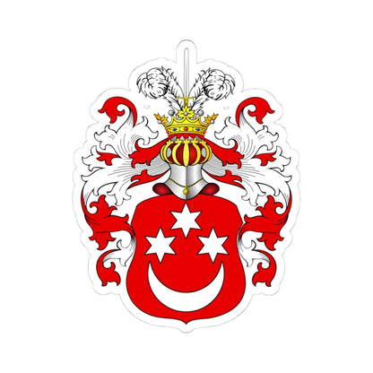 POL COA Bożena (Poland) (Coat of Arms) STICKER Vinyl Kiss-Cut Decal 4 Inch White - The Sticker Space