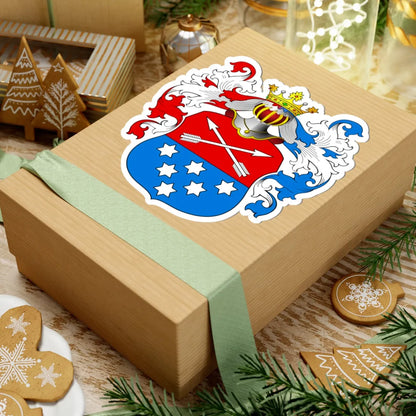 POL COA Bogaty (Poland) (Coat of Arms) STICKER Vinyl Kiss-Cut Decal - The Sticker Space