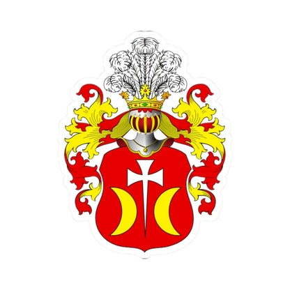 POL COA Bogorajski alt (Poland) (Coat of Arms) STICKER Vinyl Kiss-Cut Decal 2 Inch White - The Sticker Space