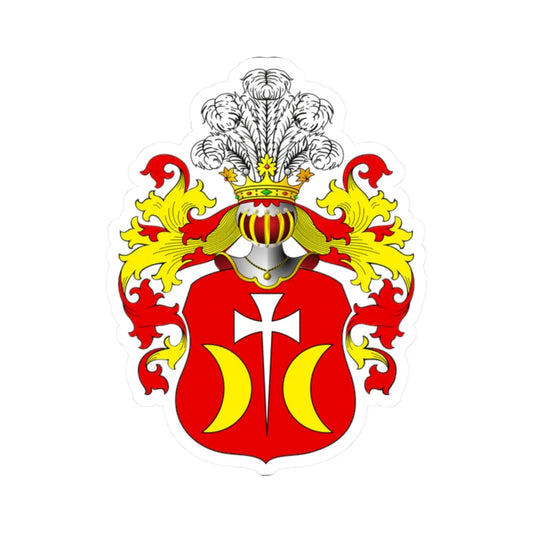 POL COA Bogorajski alt (Poland) (Coat of Arms) STICKER Vinyl Kiss-Cut Decal 2 Inch White - The Sticker Space