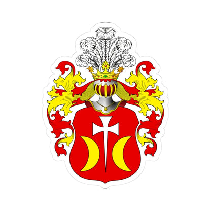 POL COA Bogorajski alt (Poland) (Coat of Arms) STICKER Vinyl Kiss-Cut Decal 3 Inch White - The Sticker Space