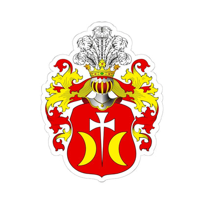 POL COA Bogorajski alt (Poland) (Coat of Arms) STICKER Vinyl Kiss-Cut Decal 6 Inch White - The Sticker Space