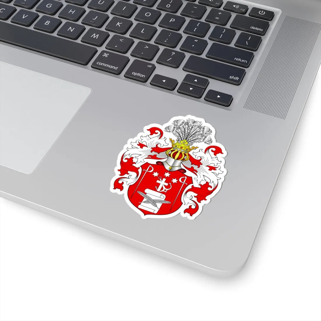 POL COA Boguchwał (Poland) (Coat of Arms) STICKER Vinyl Kiss-Cut Decal - The Sticker Space