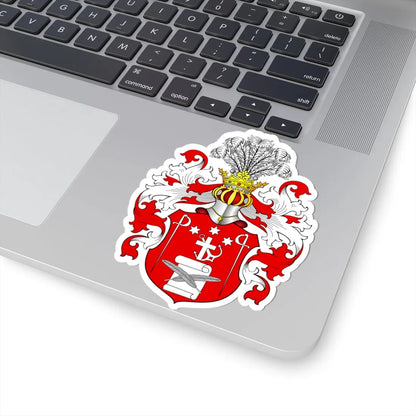 POL COA Boguchwał (Poland) (Coat of Arms) STICKER Vinyl Kiss-Cut Decal - The Sticker Space