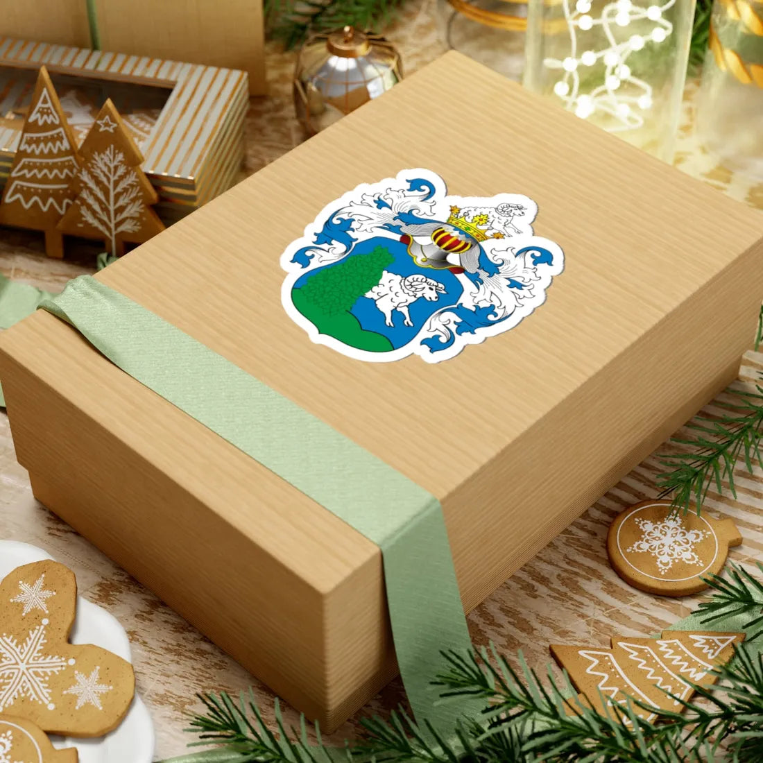 POL COA Bojan (Poland) (Coat of Arms) STICKER Vinyl Kiss-Cut Decal - The Sticker Space