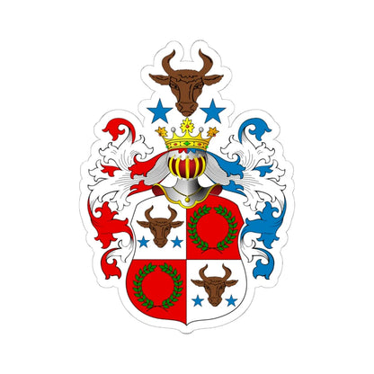 POL COA Bolesławski II (Poland) (Coat of Arms) STICKER Vinyl Kiss-Cut Decal 6 Inch White - The Sticker Space