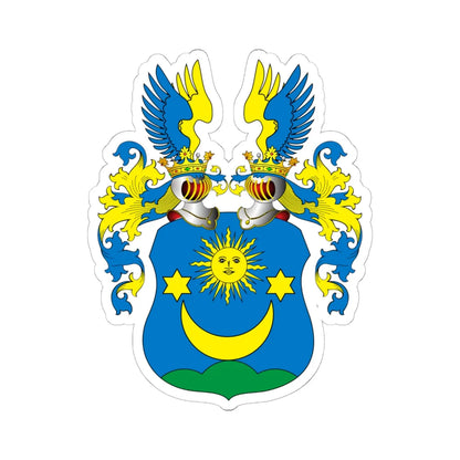 POL COA Bolesławski (Poland) (Coat of Arms) STICKER Vinyl Kiss-Cut Decal 6 Inch White - The Sticker Space