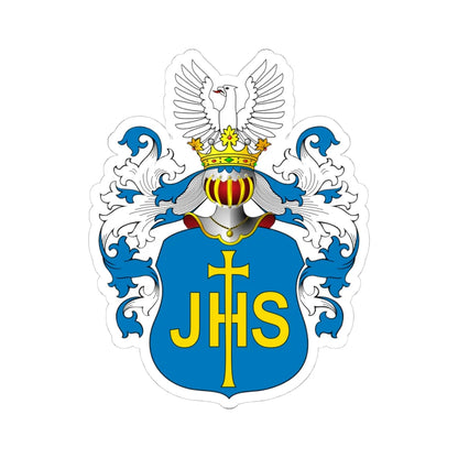 POL COA Bollo (Poland) (Coat of Arms) STICKER Vinyl Kiss-Cut Decal 4 Inch White - The Sticker Space