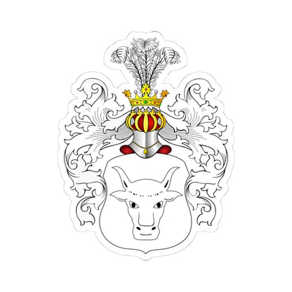 POL COA Bolszewski (Poland) (Coat of Arms) STICKER Vinyl Kiss-Cut Decal 4 Inch White - The Sticker Space