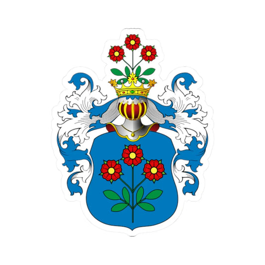 POL COA Bołoz (Poland) (Coat of Arms) STICKER Vinyl Kiss-Cut Decal 2 Inch White - The Sticker Space