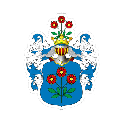 POL COA Bołoz (Poland) (Coat of Arms) STICKER Vinyl Kiss-Cut Decal 3 Inch White - The Sticker Space