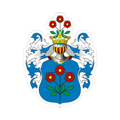 POL COA Bołoz (Poland) (Coat of Arms) STICKER Vinyl Kiss-Cut Decal 4 Inch White - The Sticker Space