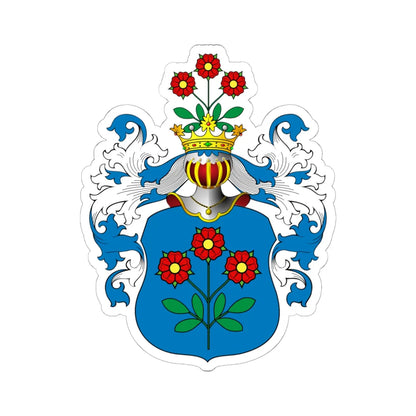 POL COA Bołoz (Poland) (Coat of Arms) STICKER Vinyl Kiss-Cut Decal 6 Inch White - The Sticker Space