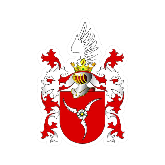 POL COA Borek III (Poland) (Coat of Arms) STICKER Vinyl Kiss-Cut Decal 2 Inch White - The Sticker Space