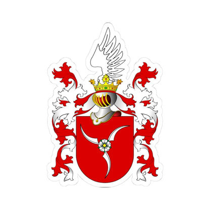 POL COA Borek III (Poland) (Coat of Arms) STICKER Vinyl Kiss-Cut Decal 3 Inch White - The Sticker Space