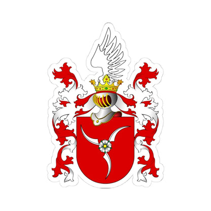 POL COA Borek III (Poland) (Coat of Arms) STICKER Vinyl Kiss-Cut Decal 4 Inch White - The Sticker Space