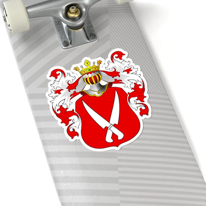 POL COA Borissowe (Poland) (Coat of Arms) STICKER Vinyl Kiss-Cut Decal - The Sticker Space