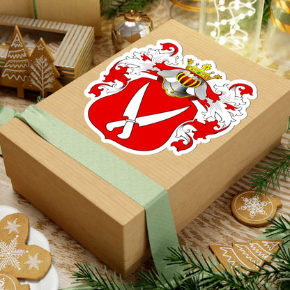 POL COA Borissowe (Poland) (Coat of Arms) STICKER Vinyl Kiss-Cut Decal - The Sticker Space