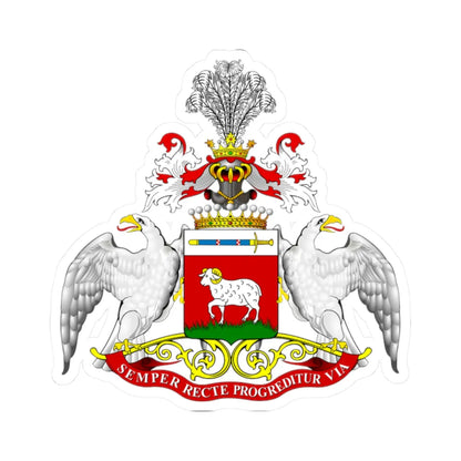 POL COA Borkowski hrabia (Poland) (Coat of Arms) STICKER Vinyl Kiss-Cut Decal 2 Inch White - The Sticker Space