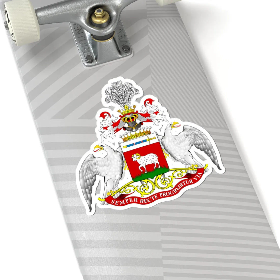 POL COA Borkowski hrabia (Poland) (Coat of Arms) STICKER Vinyl Kiss-Cut Decal - The Sticker Space