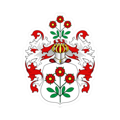 POL COA Borna Ia (Poland) (Coat of Arms) STICKER Vinyl Kiss-Cut Decal 2 Inch White - The Sticker Space