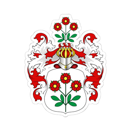 POL COA Borna Ia (Poland) (Coat of Arms) STICKER Vinyl Kiss-Cut Decal 6 Inch White - The Sticker Space