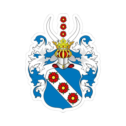 POL COA Borna Ib (Poland) (Coat of Arms) STICKER Vinyl Kiss-Cut Decal 4 Inch White - The Sticker Space