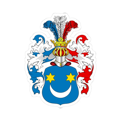 POL COA Borna II (Poland) (Coat of Arms) STICKER Vinyl Kiss-Cut Decal 3 Inch White - The Sticker Space